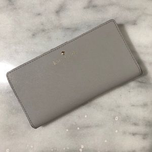 Kate Spade ice grey wallet